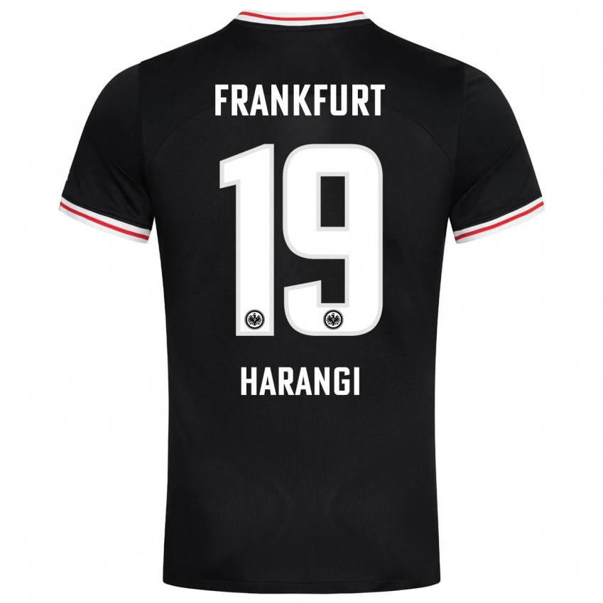 Hombre Camiseta Aiden Harangi #19 Negro 2ª Equipación 2023/24 La Camisa