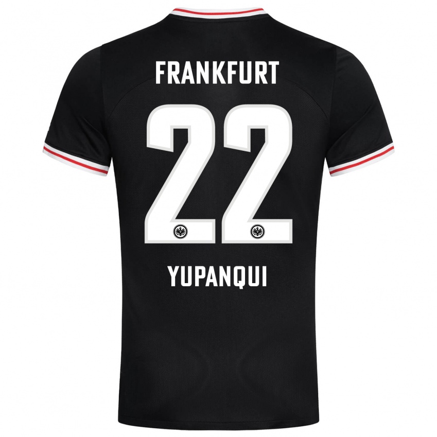 Hombre Camiseta Philipp Eisele Yupanqui #22 Negro 2ª Equipación 2023/24 La Camisa