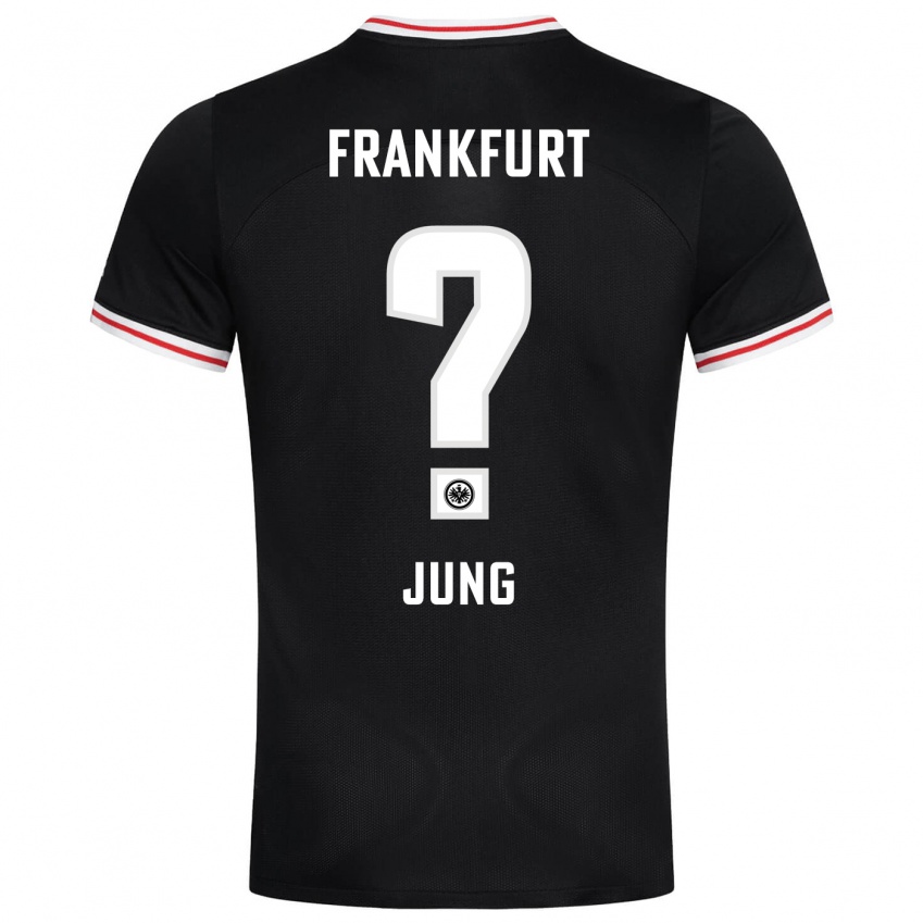 Hombre Camiseta Louis Jung #0 Negro 2ª Equipación 2023/24 La Camisa