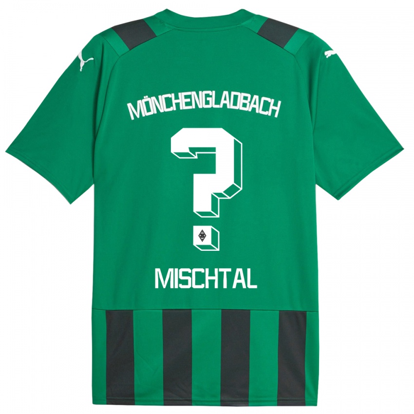 Hombre Camiseta Kilian Mischtal #0 Verde Negro 2ª Equipación 2023/24 La Camisa