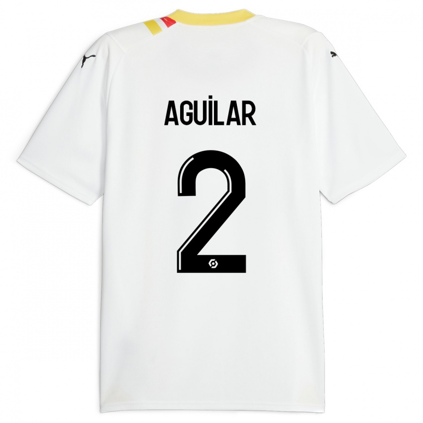 Hombre Camiseta Ruben Aguilar #2 Negro 2ª Equipación 2023/24 La Camisa