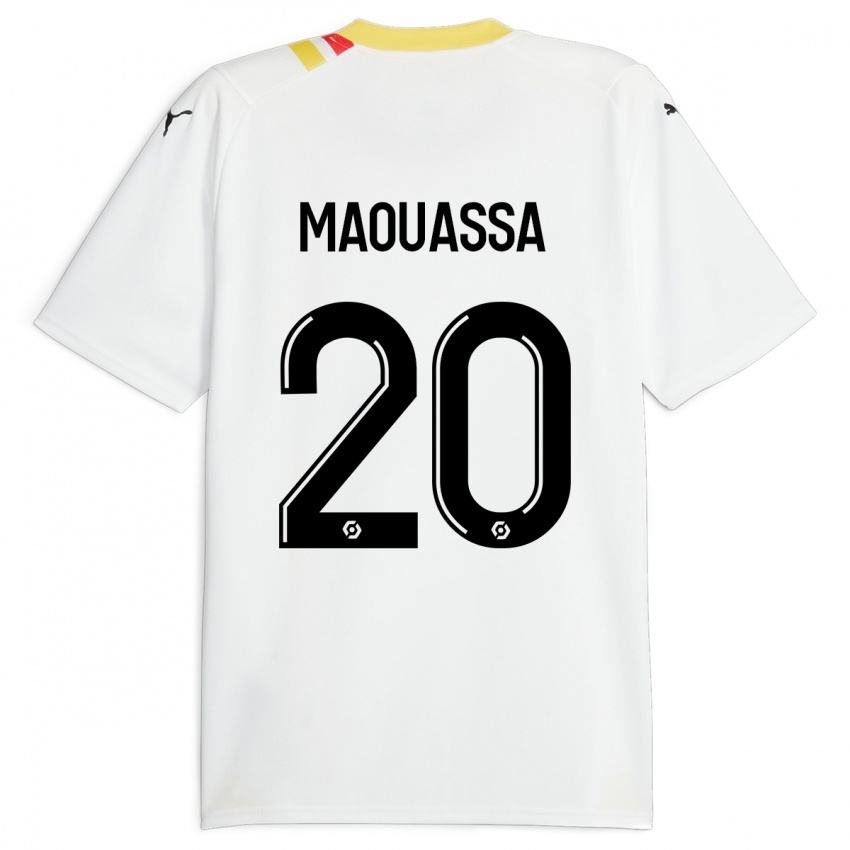 Hombre Camiseta Faitout Maouassa #20 Negro 2ª Equipación 2023/24 La Camisa