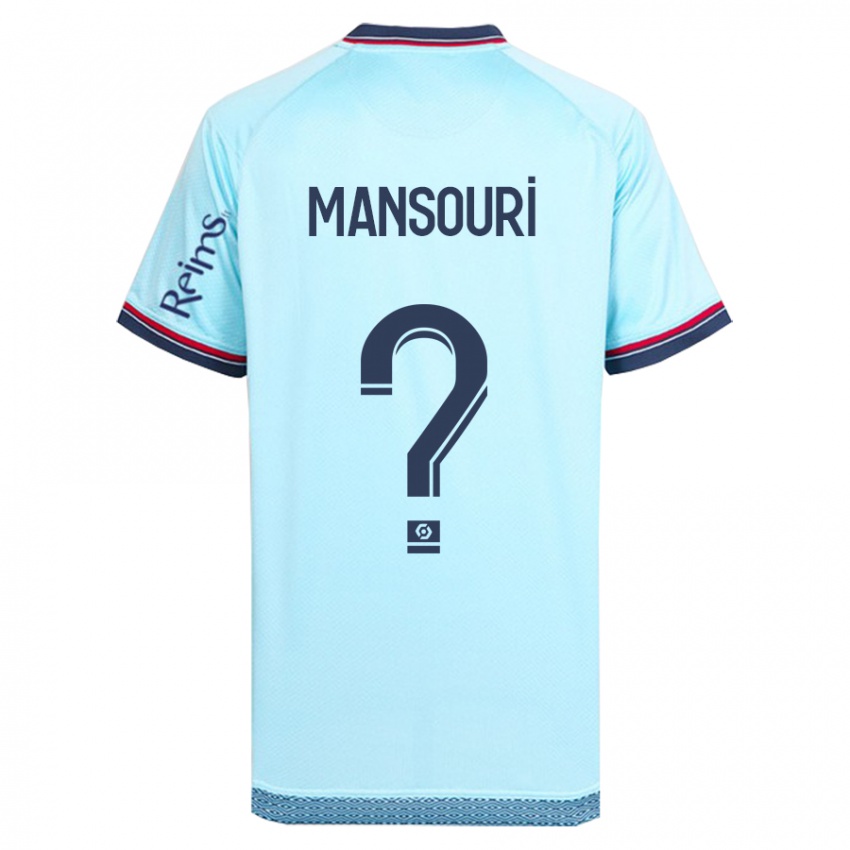 Hombre Camiseta Keryane Mansouri #0 Cielo Azul 2ª Equipación 2023/24 La Camisa