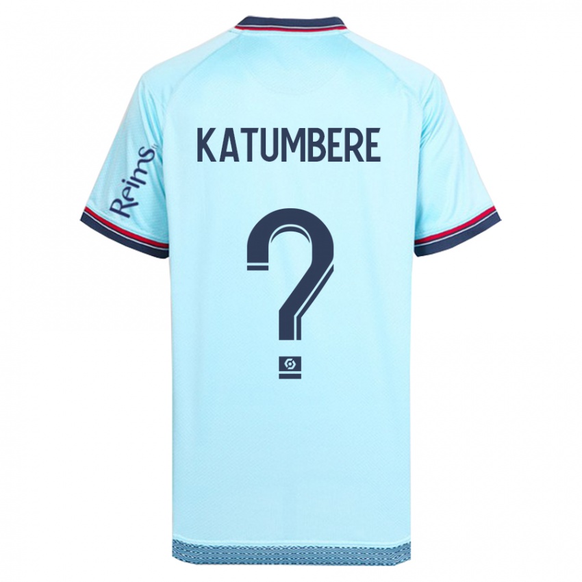 Hombre Camiseta Noah Katumbere #0 Cielo Azul 2ª Equipación 2023/24 La Camisa