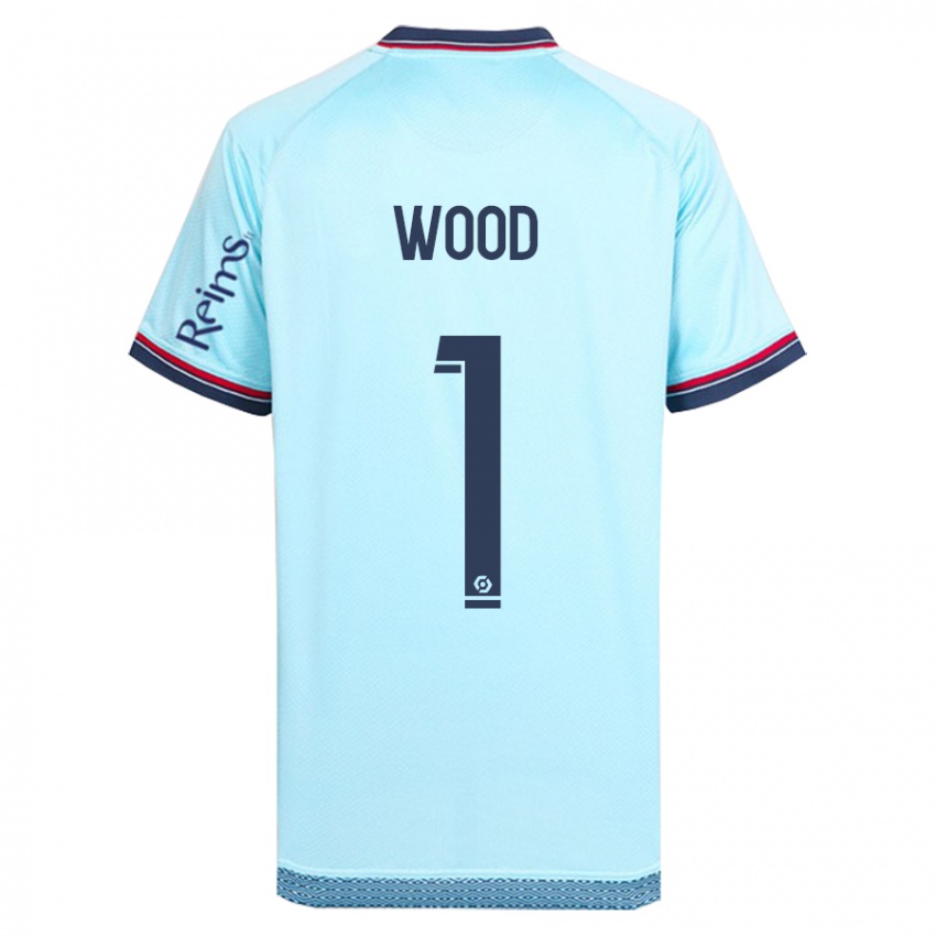 Hombre Camiseta Mackenzie Wood #1 Cielo Azul 2ª Equipación 2023/24 La Camisa