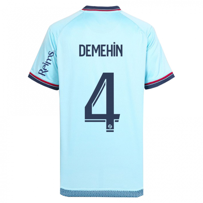 Hombre Camiseta Blessing Demehin #4 Cielo Azul 2ª Equipación 2023/24 La Camisa