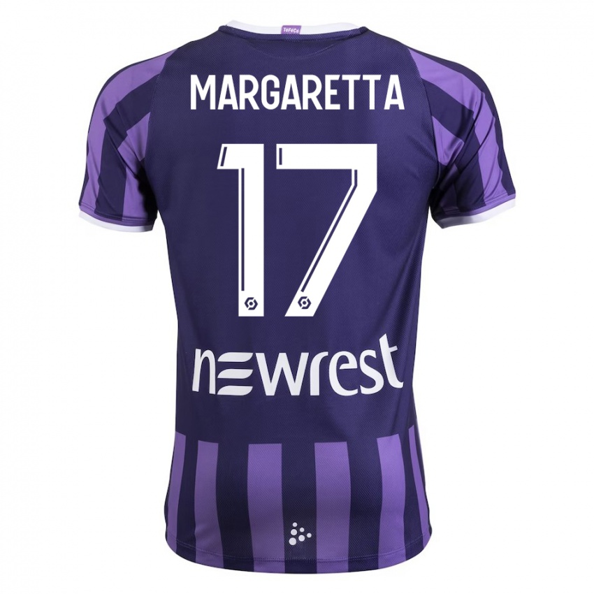 Hombre Camiseta Jessica Margaretta #17 Morado 2ª Equipación 2023/24 La Camisa