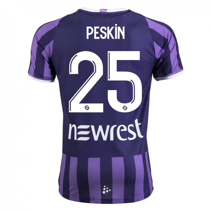 Hombre Camiseta Kelso Peskin #25 Morado 2ª Equipación 2023/24 La Camisa