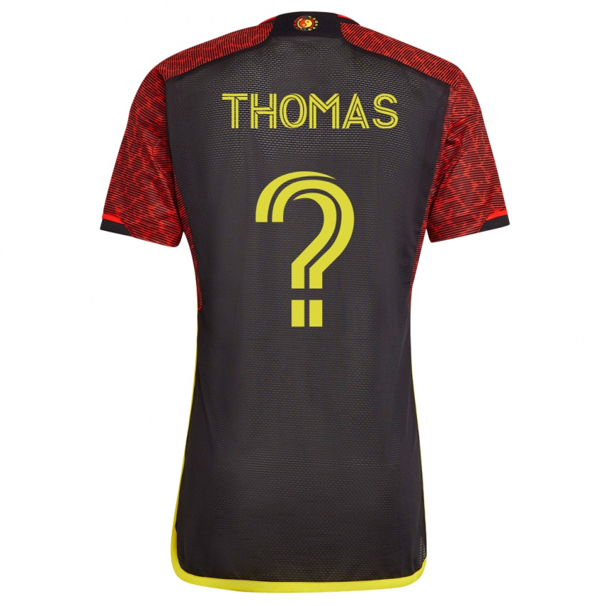 Hombre Camiseta Andrew Thomas #0 Naranja 2ª Equipación 2023/24 La Camisa