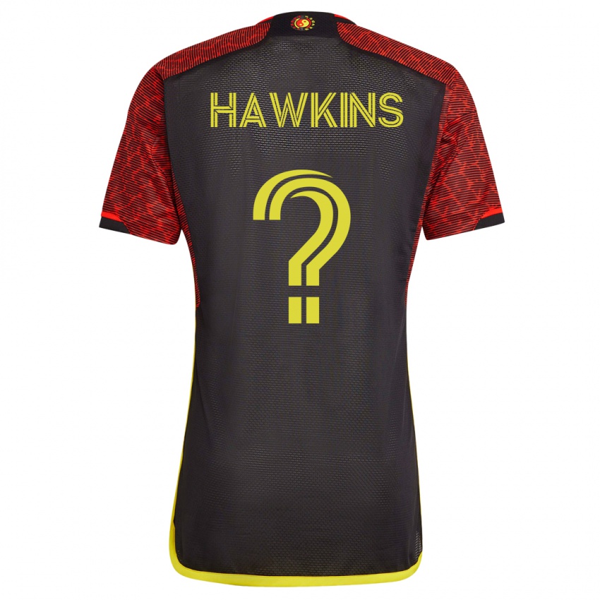 Hombre Camiseta Stuart Hawkins #0 Naranja 2ª Equipación 2023/24 La Camisa