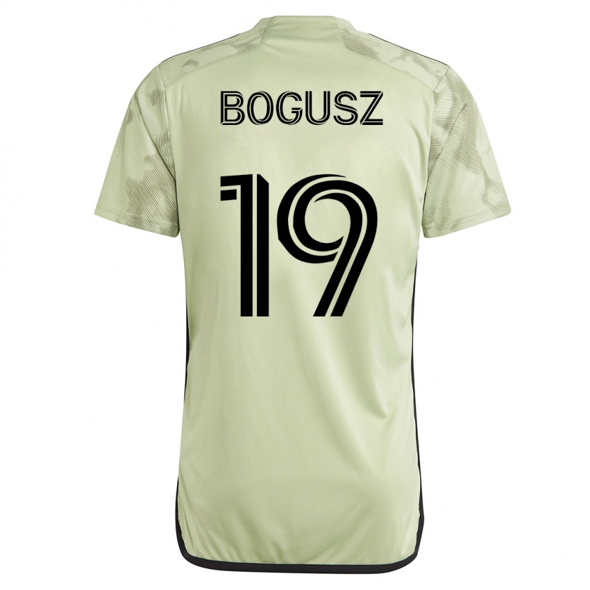 Hombre Camiseta Mateusz Bogusz #19 Verde 2ª Equipación 2023/24 La Camisa