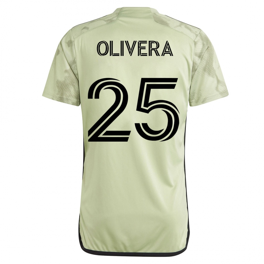 Hombre Camiseta Cristian Olivera #25 Verde 2ª Equipación 2023/24 La Camisa