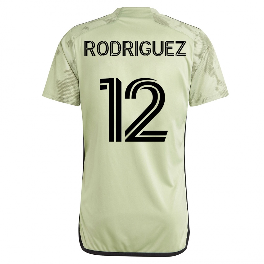 Hombre Camiseta Jeremi Rodriguez #12 Verde 2ª Equipación 2023/24 La Camisa