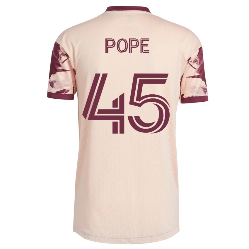 Hombre Camiseta Blake Pope #45 Blanquecino 2ª Equipación 2023/24 La Camisa