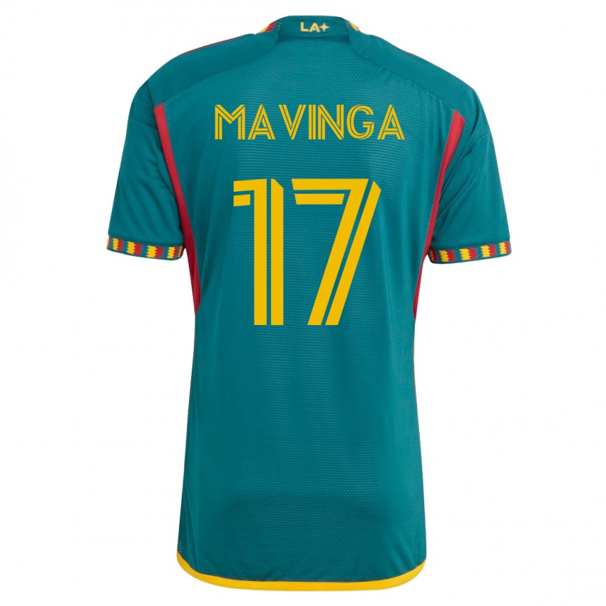Hombre Camiseta Chris Mavinga #17 Verde 2ª Equipación 2023/24 La Camisa