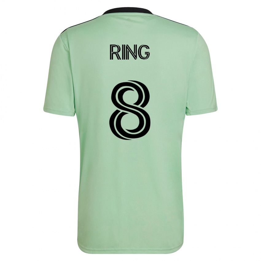 Hombre Camiseta Alexander Ring #8 Verde Claro 2ª Equipación 2023/24 La Camisa
