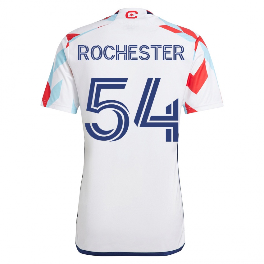 Hombre Camiseta Lamonth Rochester #54 Blanco Azul 2ª Equipación 2023/24 La Camisa