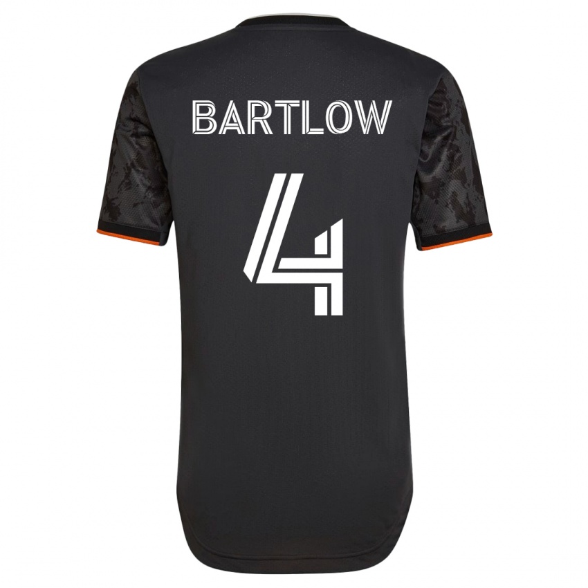 Hombre Camiseta Ethan Bartlow #4 Negro 2ª Equipación 2023/24 La Camisa