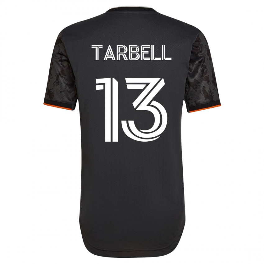 Hombre Camiseta Andrew Tarbell #13 Negro 2ª Equipación 2023/24 La Camisa