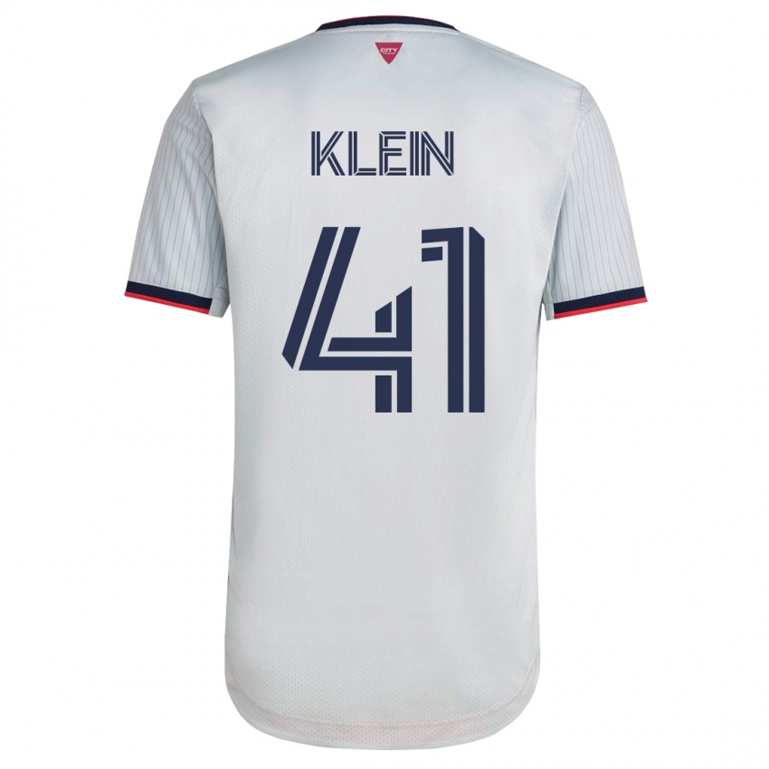 Hombre Camiseta Johnny Klein #41 Blanco 2ª Equipación 2023/24 La Camisa