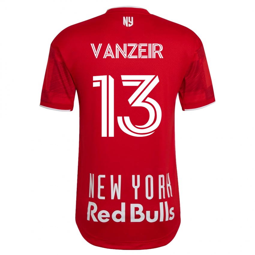Hombre Camiseta Dante Vanzeir #13 Beige-Dorado 2ª Equipación 2023/24 La Camisa
