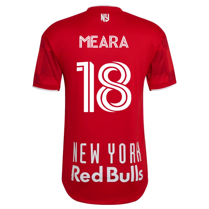 Hombre Camiseta Ryan Meara #18 Beige-Dorado 2ª Equipación 2023/24 La Camisa