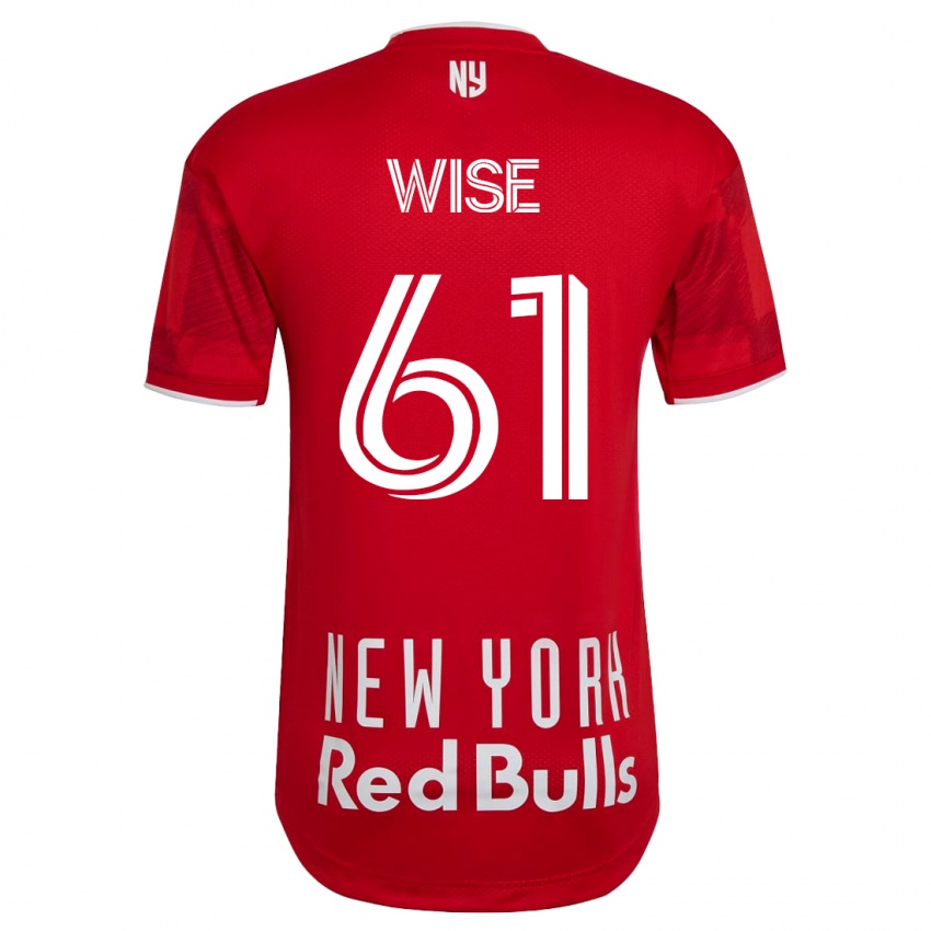 Hombre Camiseta Henry Wise #61 Beige-Dorado 2ª Equipación 2023/24 La Camisa