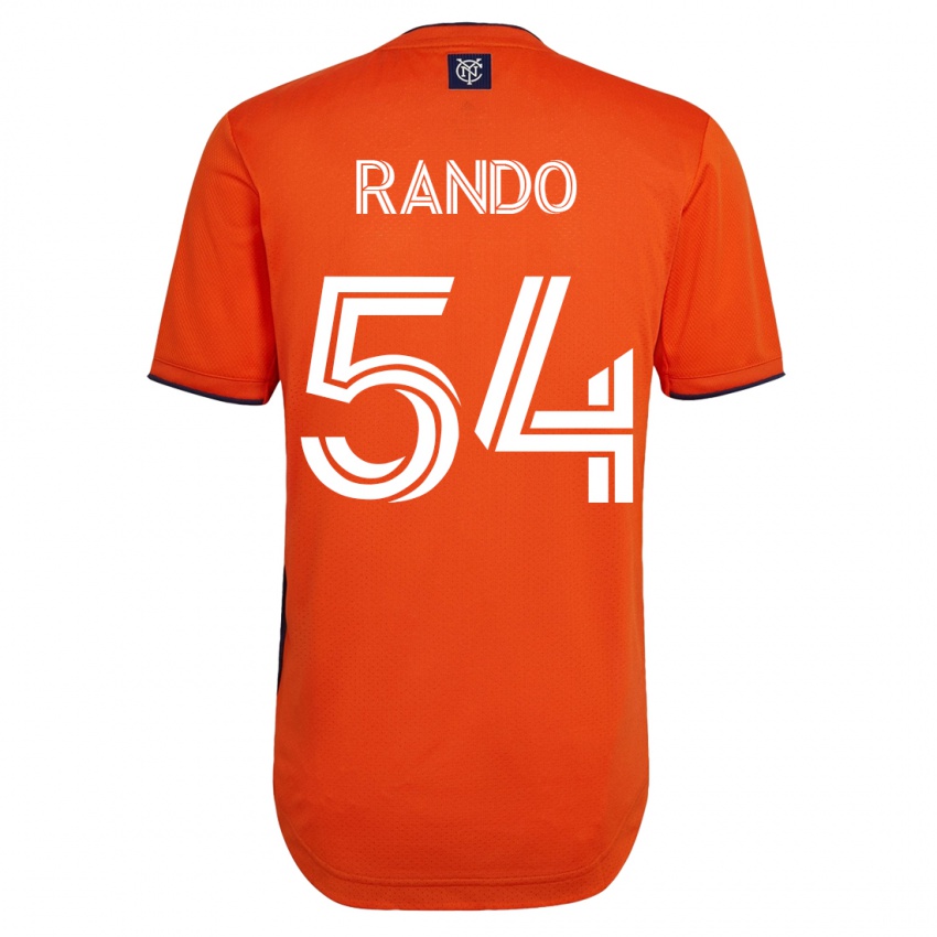 Hombre Camiseta Alex Rando #54 Negro 2ª Equipación 2023/24 La Camisa