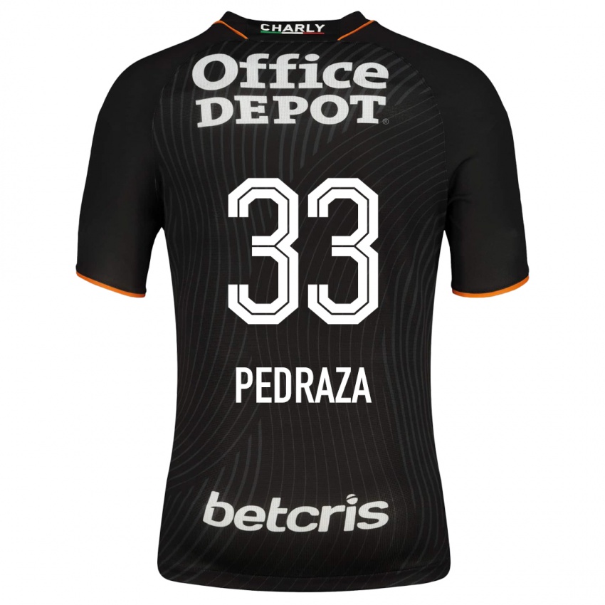 Hombre Camiseta Pedro Pedraza #33 Negro 2ª Equipación 2023/24 La Camisa