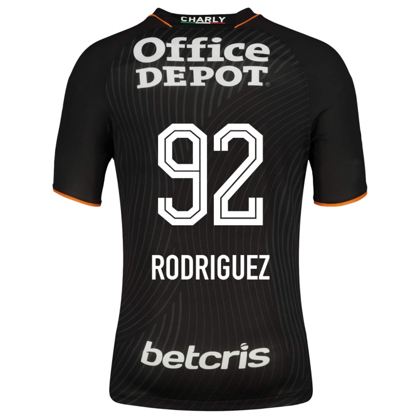 Hombre Camiseta Sergio Rodríguez #92 Negro 2ª Equipación 2023/24 La Camisa