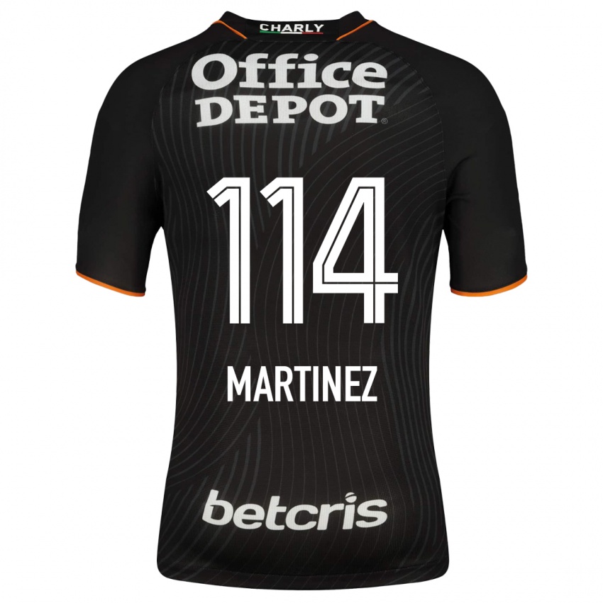 Hombre Camiseta Jesús Martínez #114 Negro 2ª Equipación 2023/24 La Camisa
