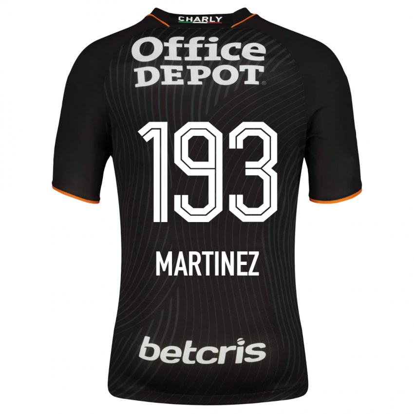 Hombre Camiseta Pedro Martínez #193 Negro 2ª Equipación 2023/24 La Camisa