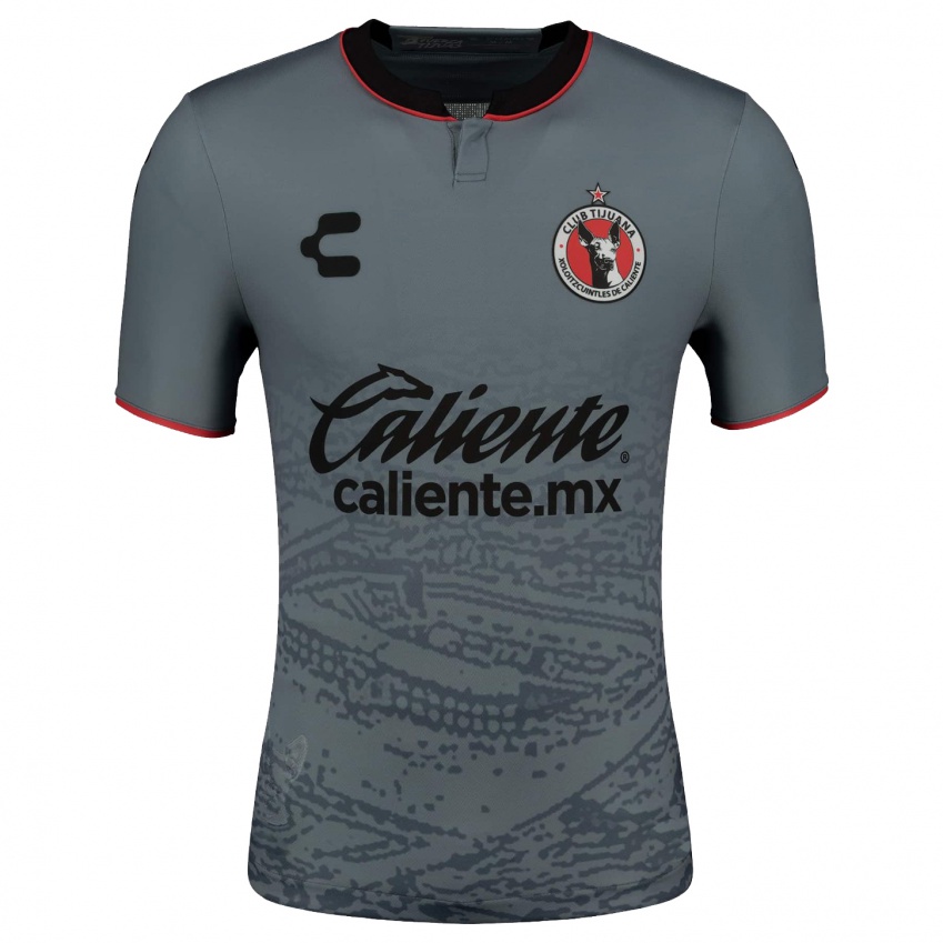 Hombre Camiseta Benny Diaz #0 Gris 2ª Equipación 2023/24 La Camisa