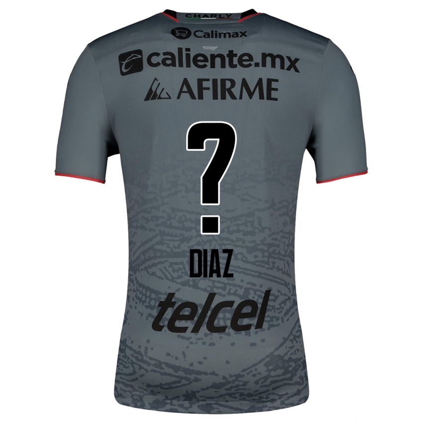 Hombre Camiseta Benny Diaz #0 Gris 2ª Equipación 2023/24 La Camisa