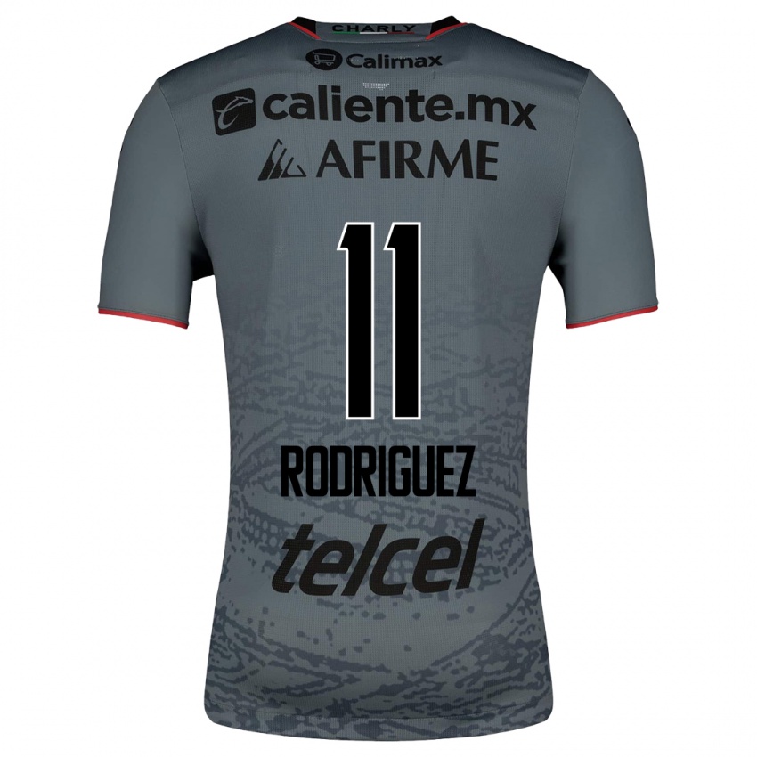 Hombre Camiseta Lucas Rodriguez #11 Gris 2ª Equipación 2023/24 La Camisa