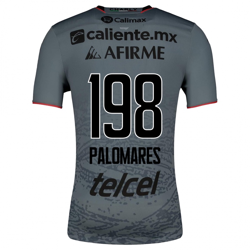 Hombre Camiseta Ramón Palomares #198 Gris 2ª Equipación 2023/24 La Camisa