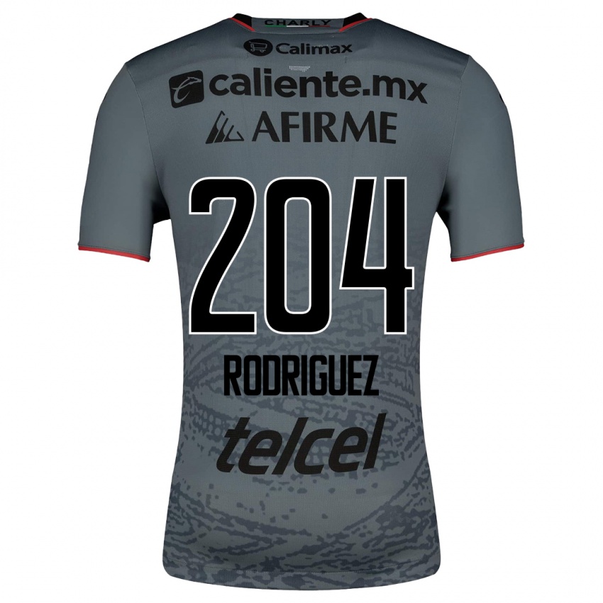 Hombre Camiseta Jesús Rodríguez #204 Gris 2ª Equipación 2023/24 La Camisa