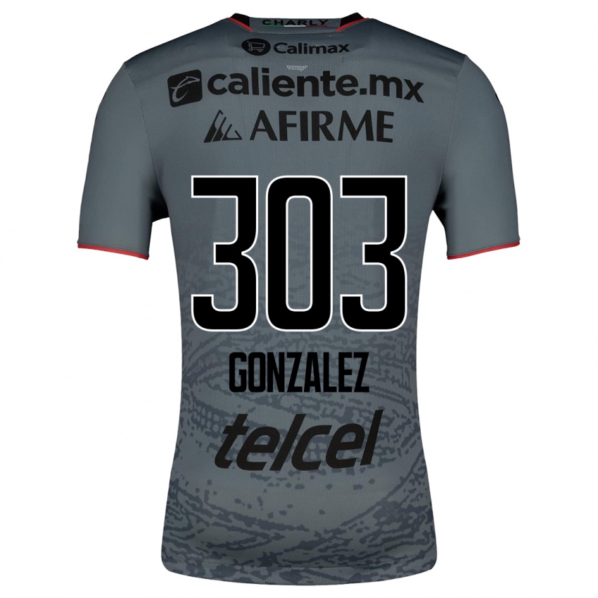 Hombre Camiseta Osmar González #303 Gris 2ª Equipación 2023/24 La Camisa