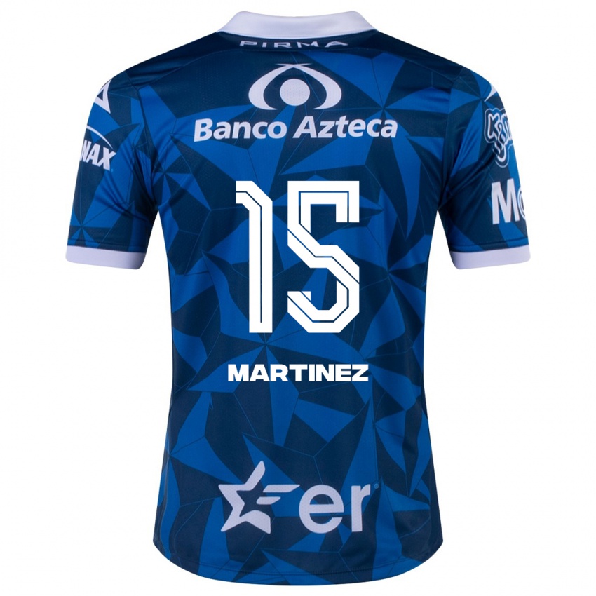 Hombre Camiseta Guillermo Martínez #15 Azul 2ª Equipación 2023/24 La Camisa