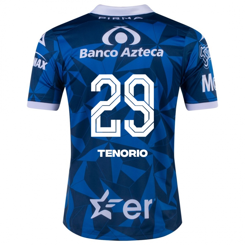 Hombre Camiseta Jessica Tenorio #29 Azul 2ª Equipación 2023/24 La Camisa