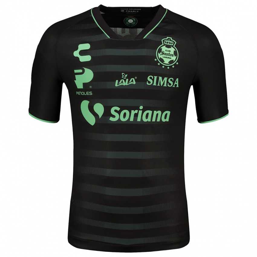 Hombre Camiseta Ronaldo Prieto #22 Negro 2ª Equipación 2023/24 La Camisa