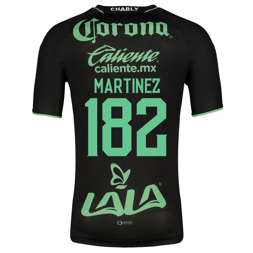 Hombre Camiseta Diego Martínez #182 Negro 2ª Equipación 2023/24 La Camisa