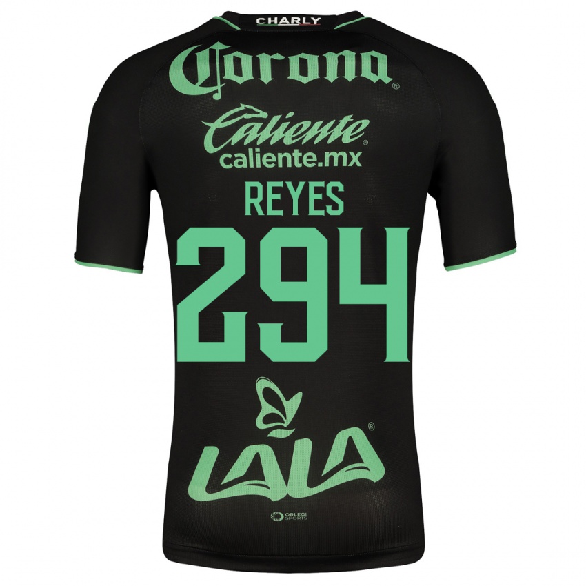 Hombre Camiseta Máximo Reyes #294 Negro 2ª Equipación 2023/24 La Camisa
