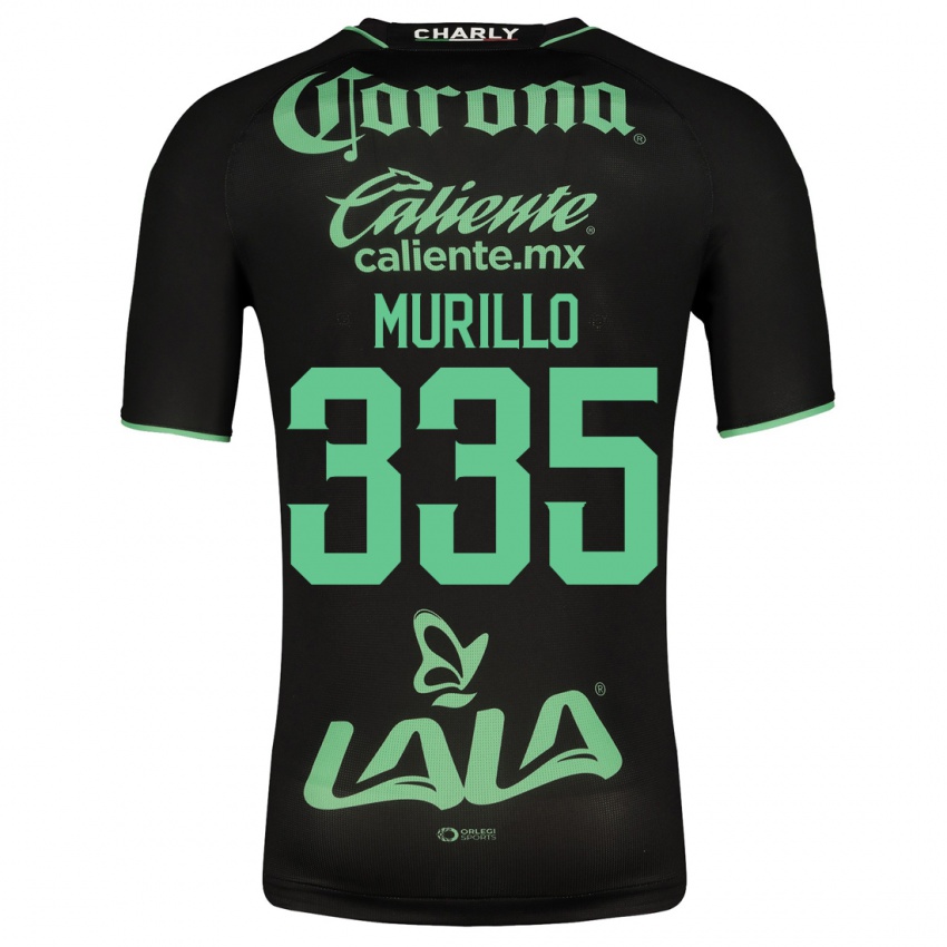 Hombre Camiseta Doryan Murillo #335 Negro 2ª Equipación 2023/24 La Camisa