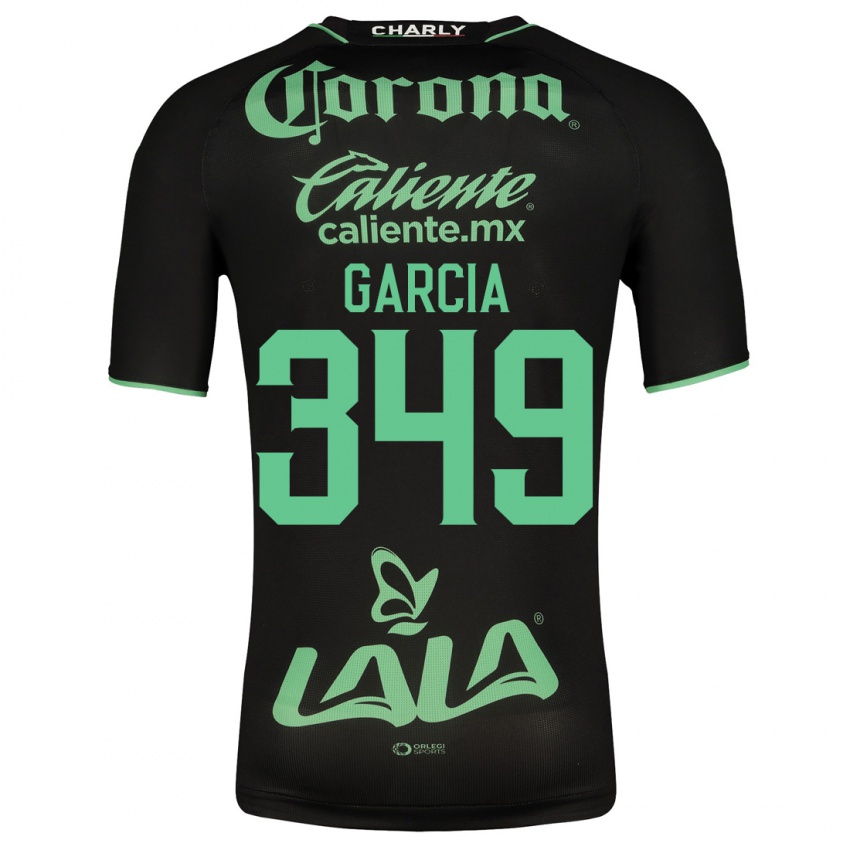 Hombre Camiseta Diego García #349 Negro 2ª Equipación 2023/24 La Camisa