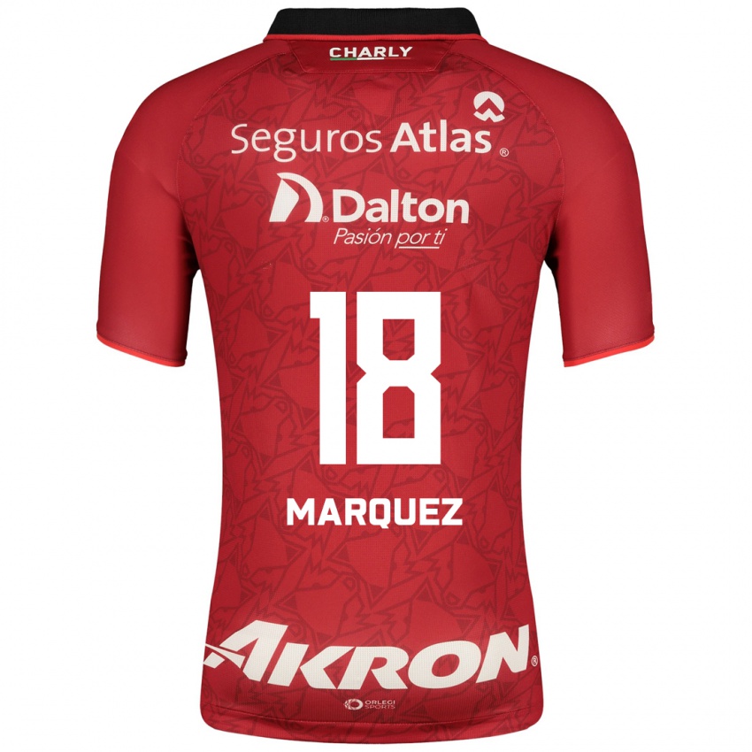Hombre Camiseta Jeremy Márquez #18 Rojo 2ª Equipación 2023/24 La Camisa
