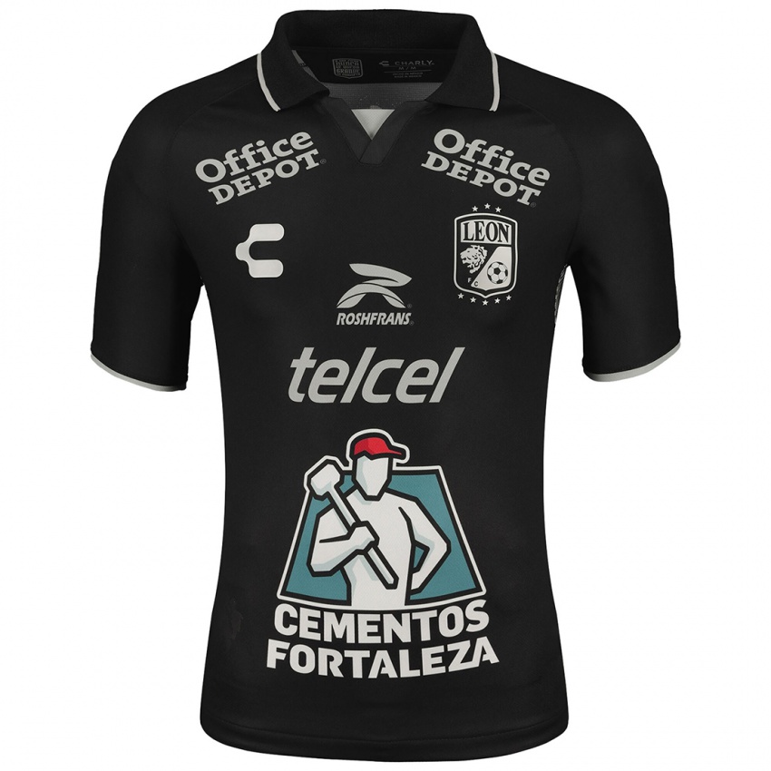 Hombre Camiseta Zoe Aguirre #23 Negro 2ª Equipación 2023/24 La Camisa