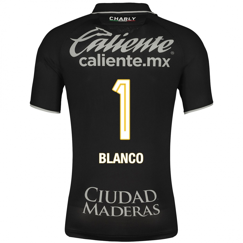 Hombre Camiseta Alfonso Blanco #1 Negro 2ª Equipación 2023/24 La Camisa