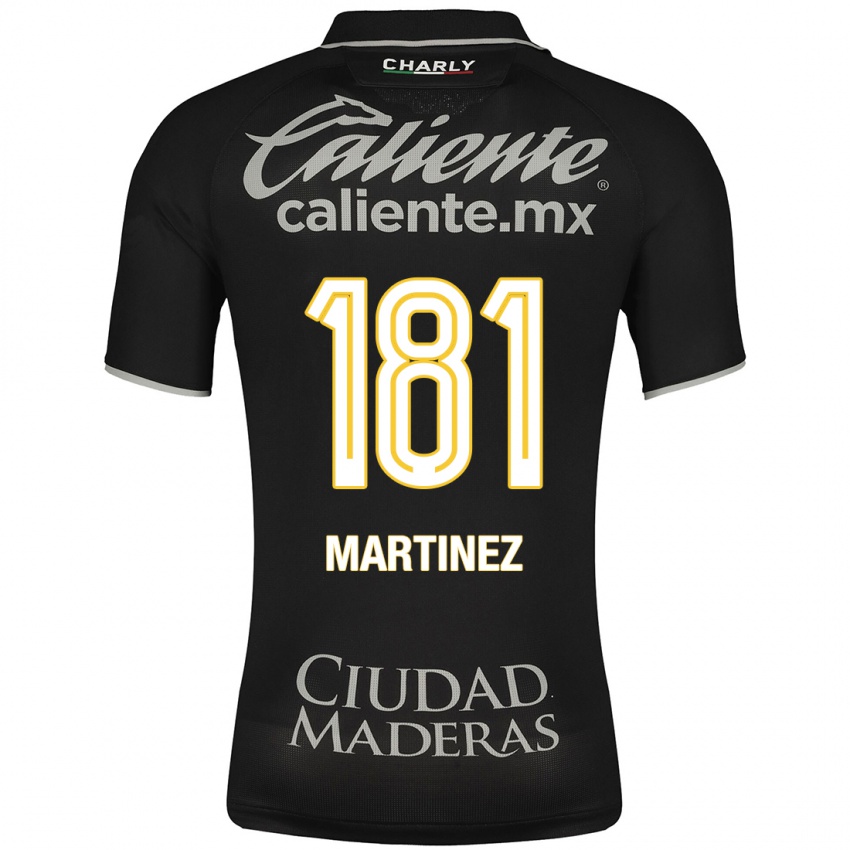 Hombre Camiseta Irving Martínez #181 Negro 2ª Equipación 2023/24 La Camisa