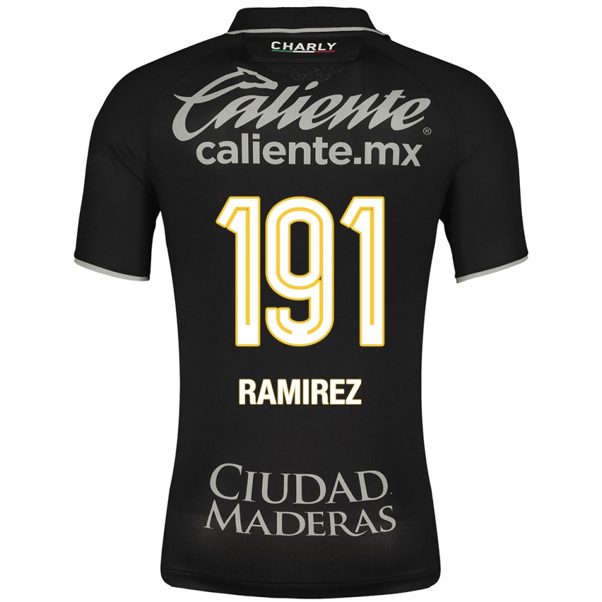Hombre Camiseta Ian Ramírez #191 Negro 2ª Equipación 2023/24 La Camisa